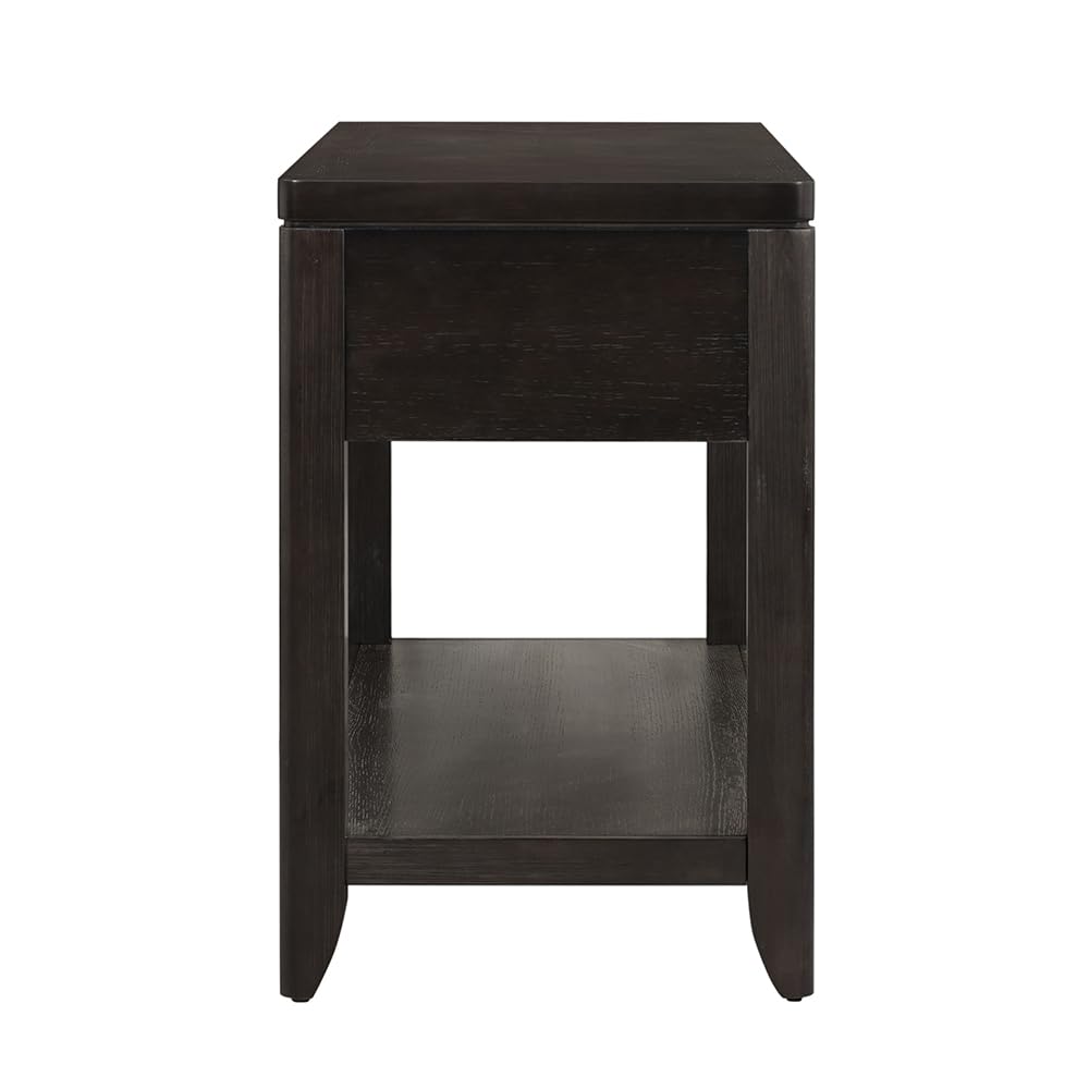 Two-Drawer Console Table with Metal Detailing and Oak Veneer I72481