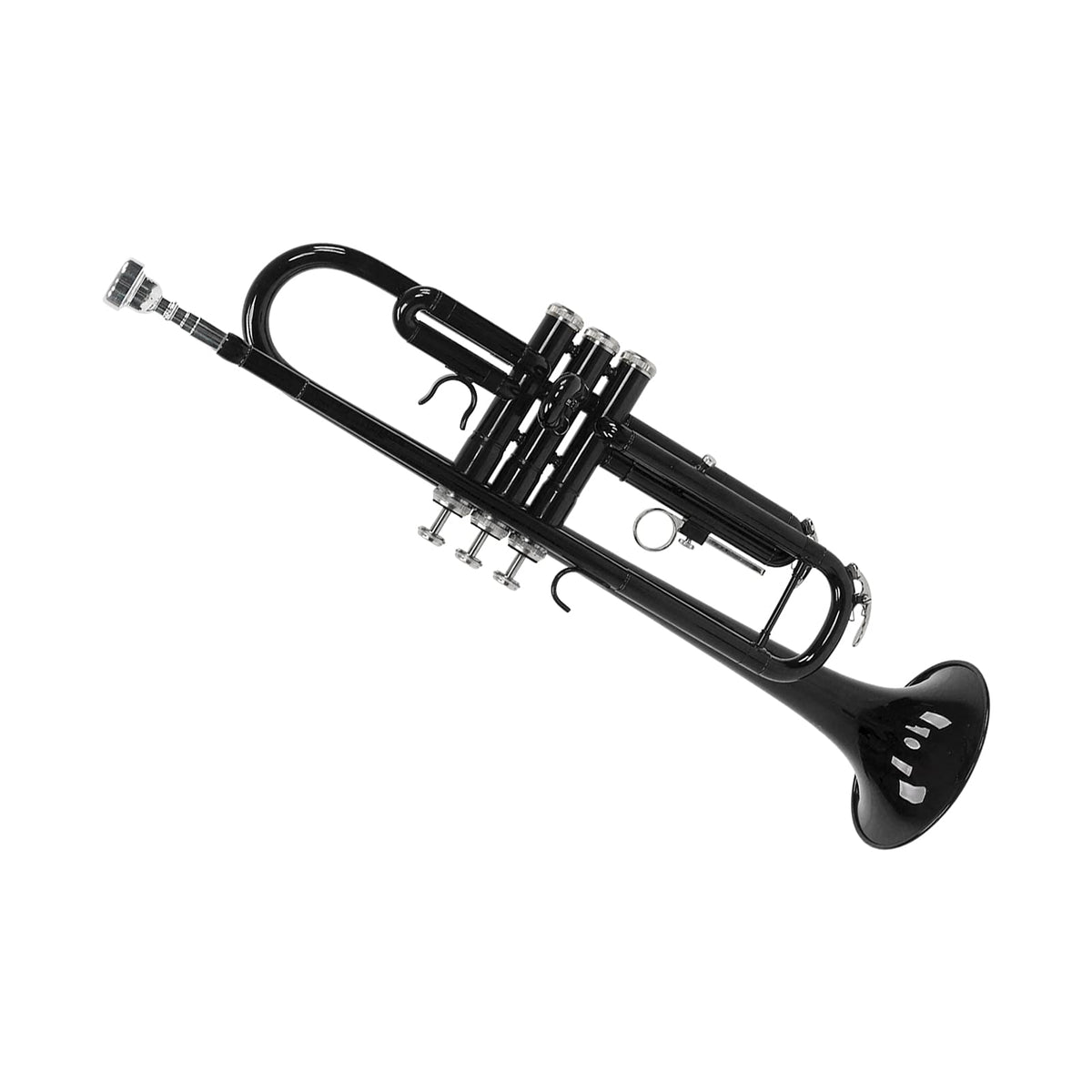 Bb Trumpet Set Brass Wind Instrument with Mouthpiece and Case Z176