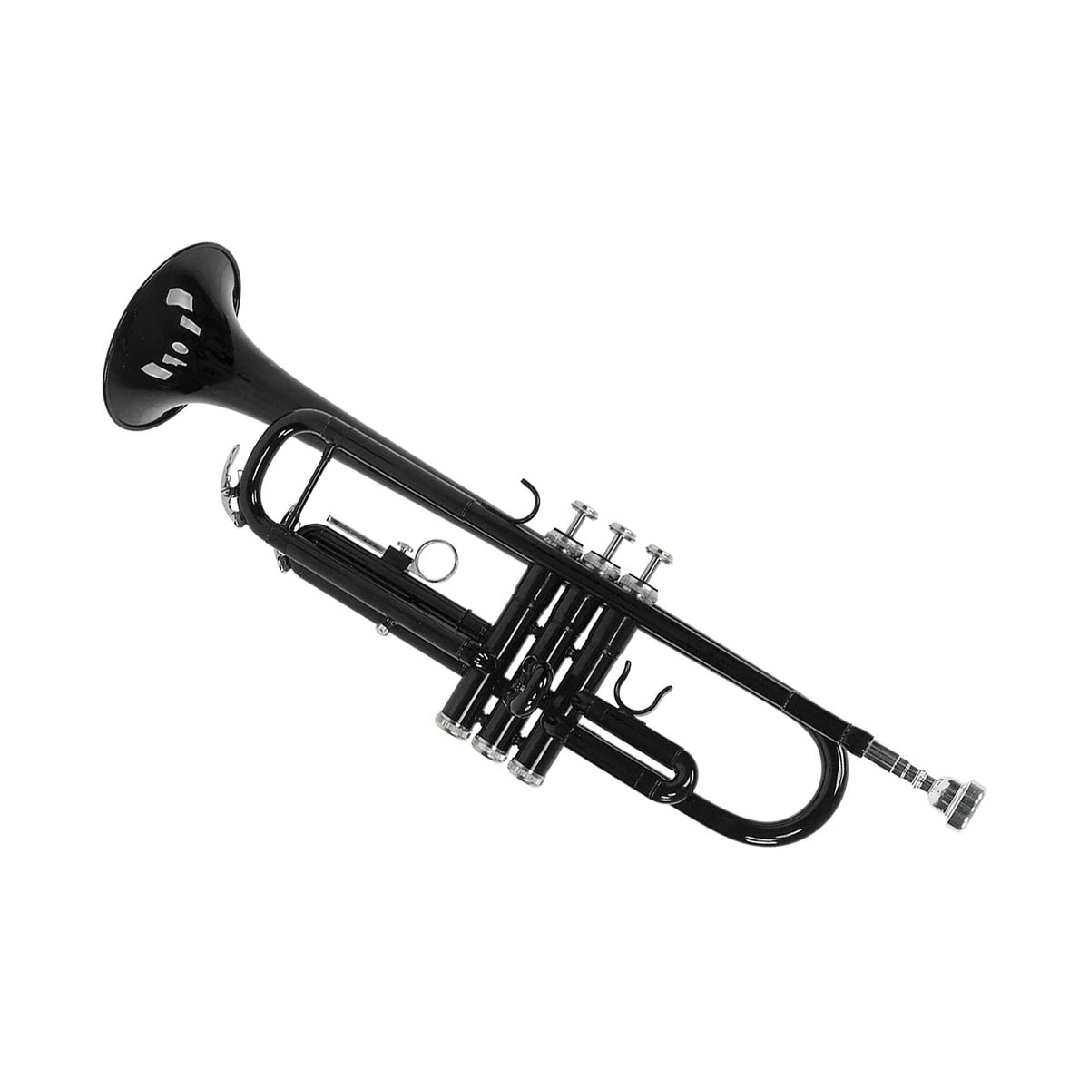 Bb Trumpet Set Brass Wind Instrument with Mouthpiece and Case Z176