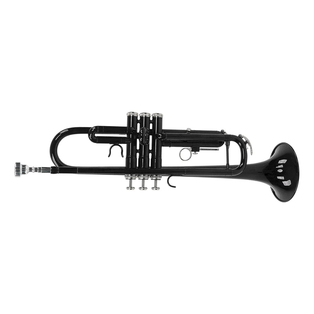 Bb Trumpet Set Brass Wind Instrument with Mouthpiece and Case Z176