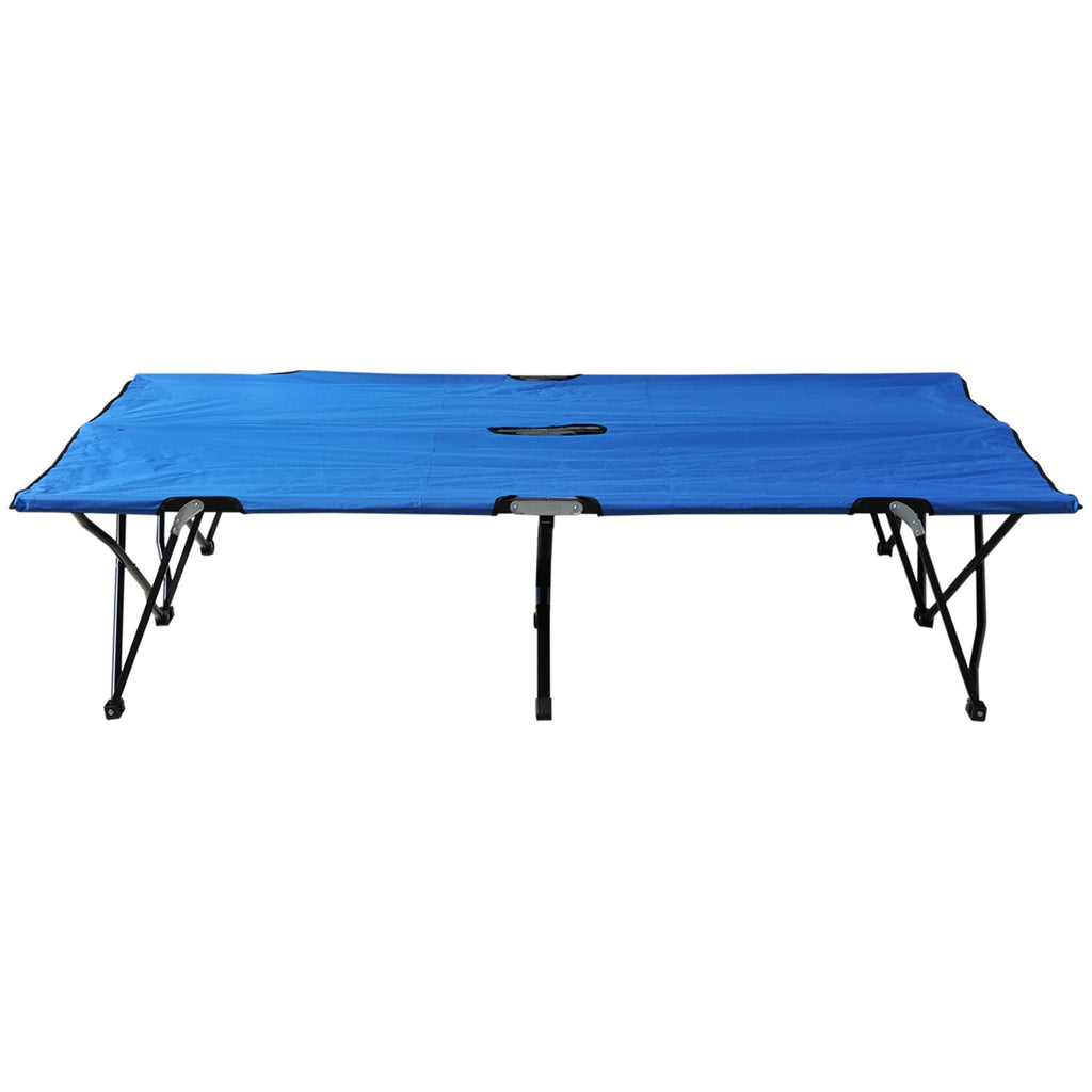 2 Person Folding Camping Cot with Carry Bag S34665