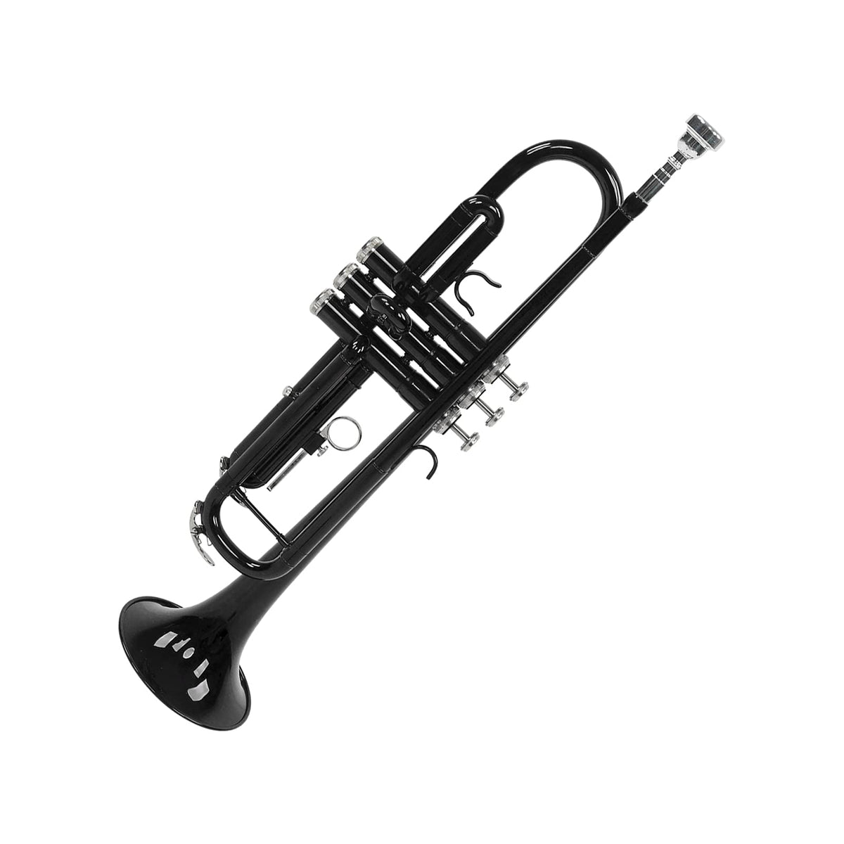 Bb Trumpet Set Brass Wind Instrument with Mouthpiece and Case Z176