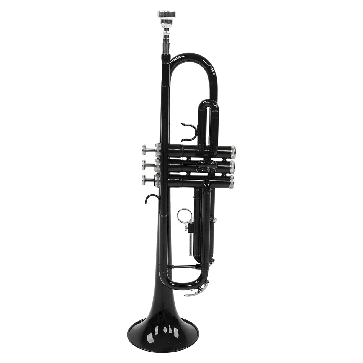 Bb Trumpet Set Brass Wind Instrument with Mouthpiece and Case Z176