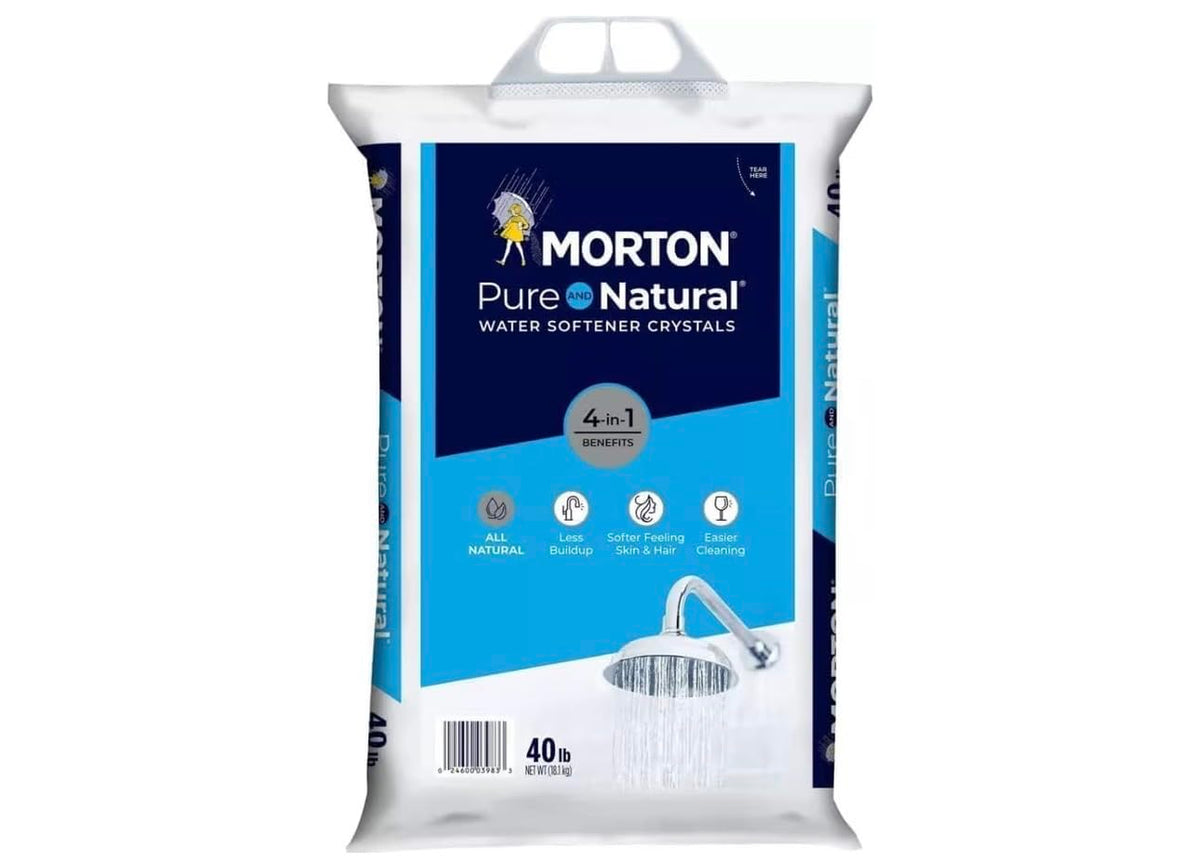 Pure and Natural Water Softener Crystals 40 lb 6 Packs A970
