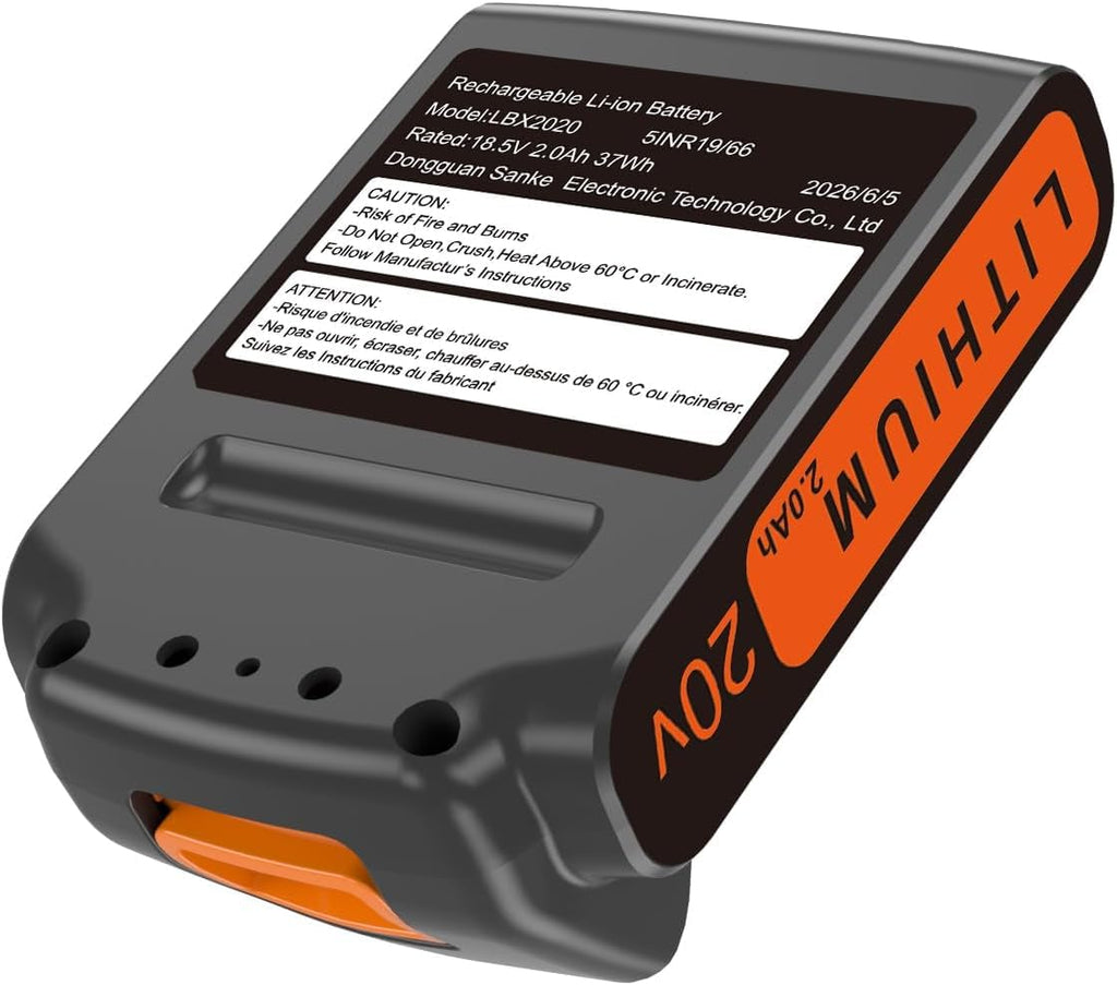 20 Volt 2.0AH Lithium-Ion Battery Replacement G49384