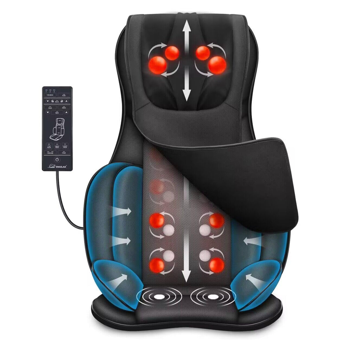 Shiatsu Neck and Back Massager Chair Pad with Heat Z569