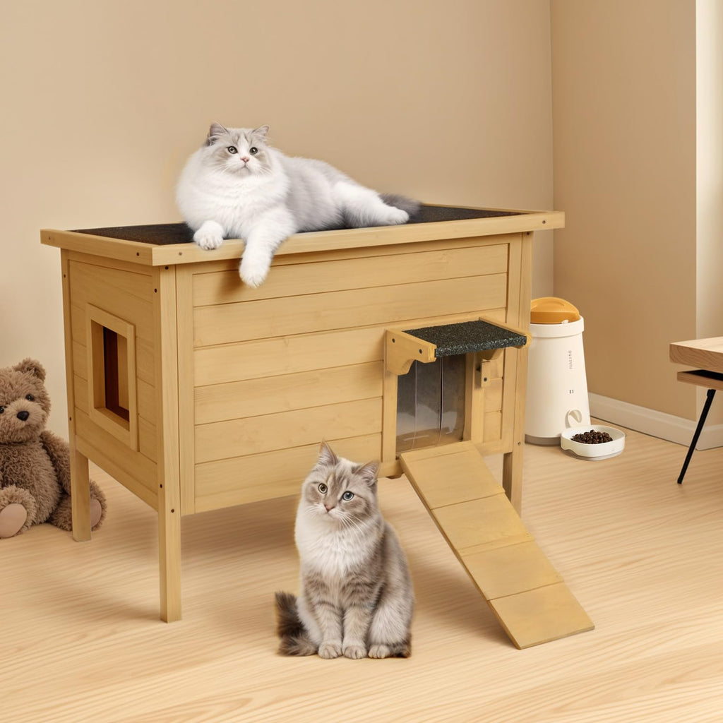 Large Insulated Weatherproof Outdoor Cat House A785