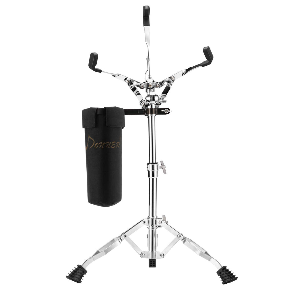 Adjustable Double Braced Snare Drum Stand with Drumstick Holder O714