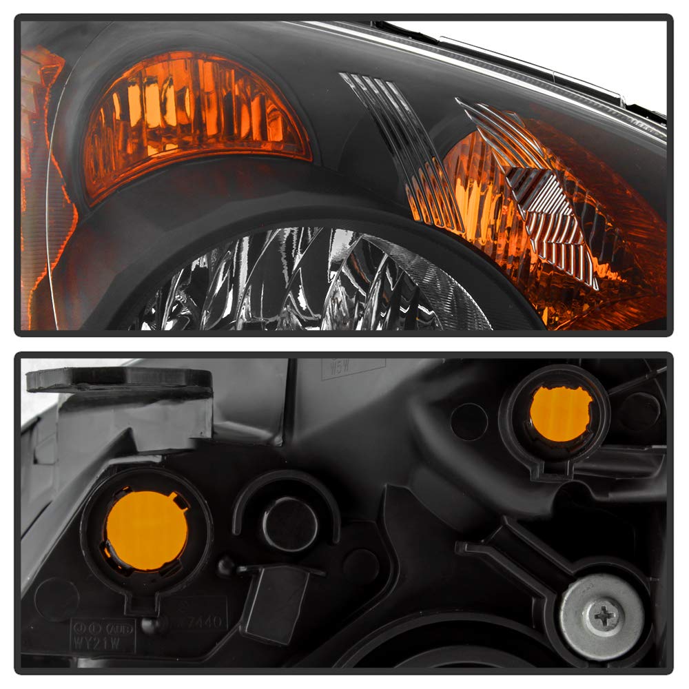 Black Headlights Replacement Pair Set O873984