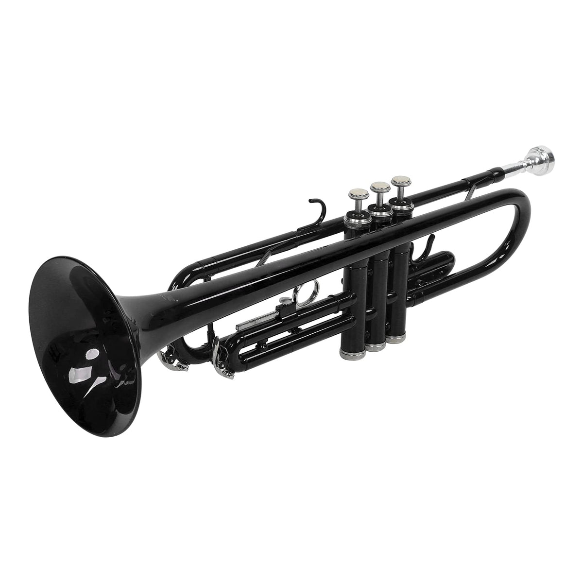 Bb Trumpet Set Brass Wind Instrument with Mouthpiece and Case Z176