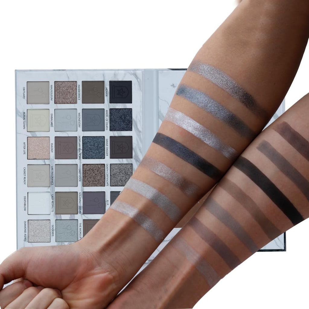Black Grey Smokey Eyeshadow Palette Y4840
