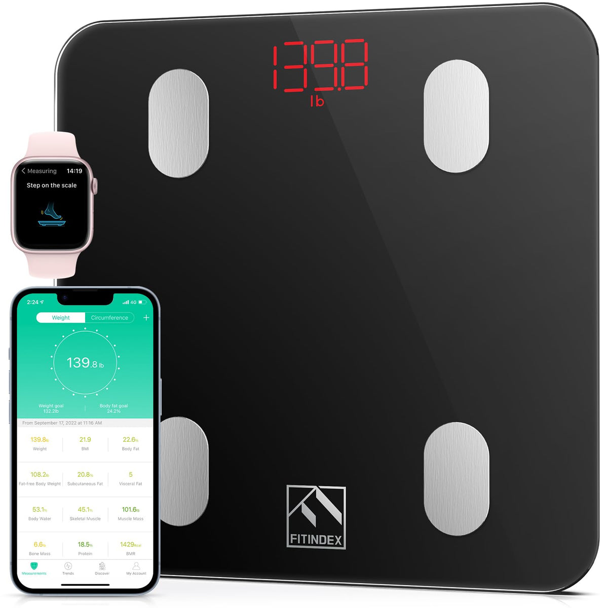 Digital Scale and Body Tape Measure H2033