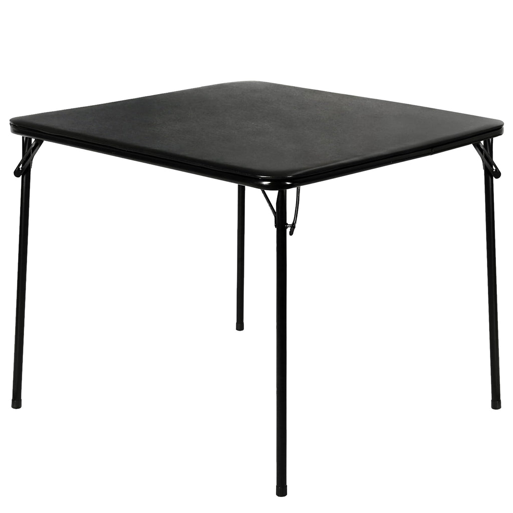 34'' Black Folding Card Table S7037
