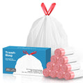 13.2 Gallon Tall Kitchen Drawstring Trash Bags, 200 Count Unscented Leak Proof A919484