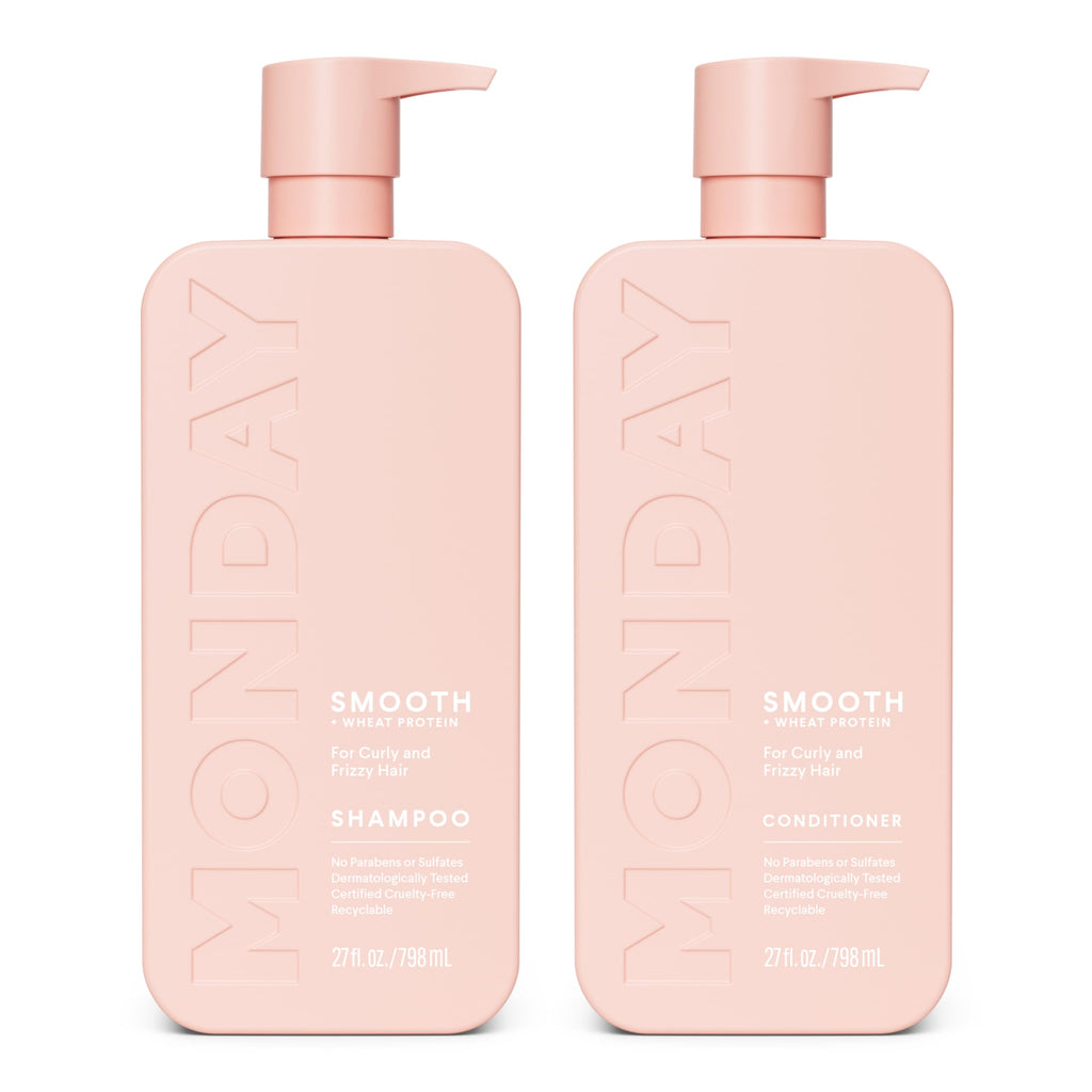 Smooth Shampoo + Conditioner Set 2 Count 27 oz Coconut Oil Shea Butter M4698