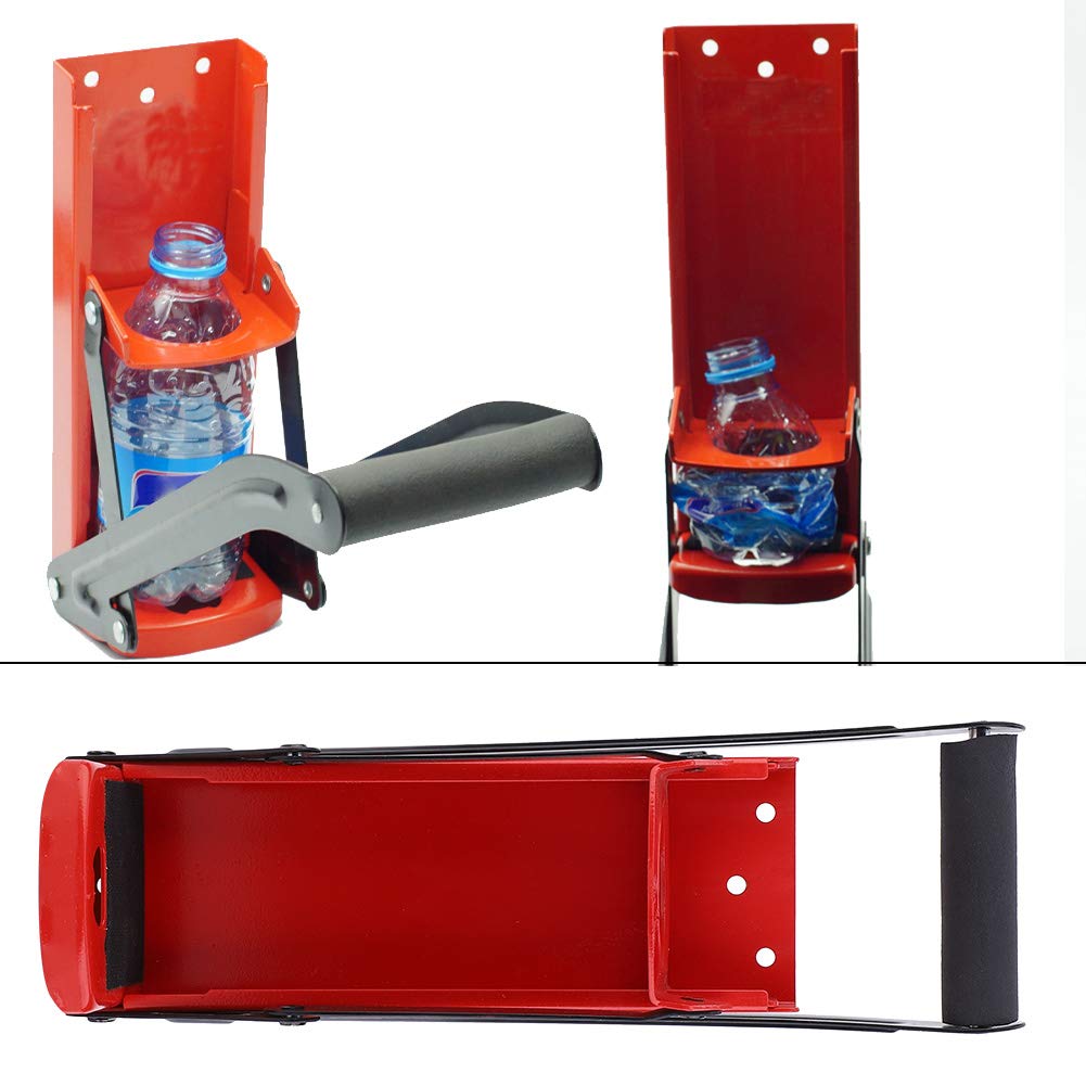 500ml Can Crusher Red Steel Rubber Handle I905