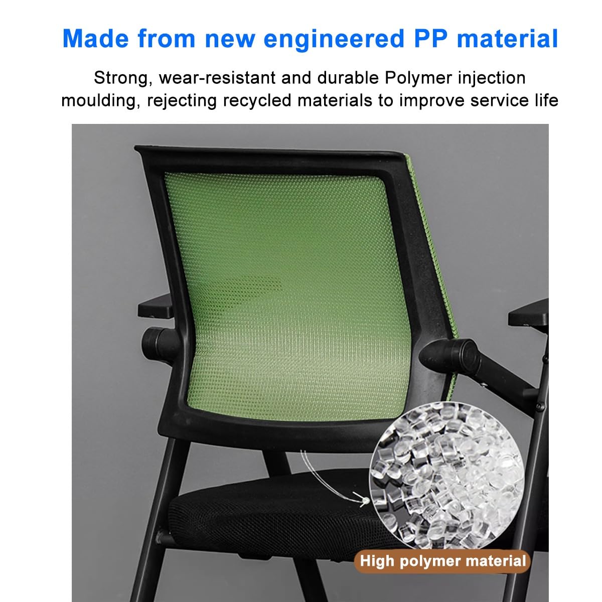 Foldable Mesh Office Chair with Writing Board C6893