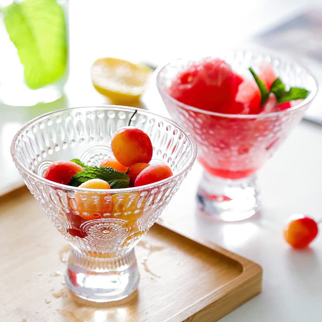 6 Pack 8 oz Stemless Martini Glasses V46490