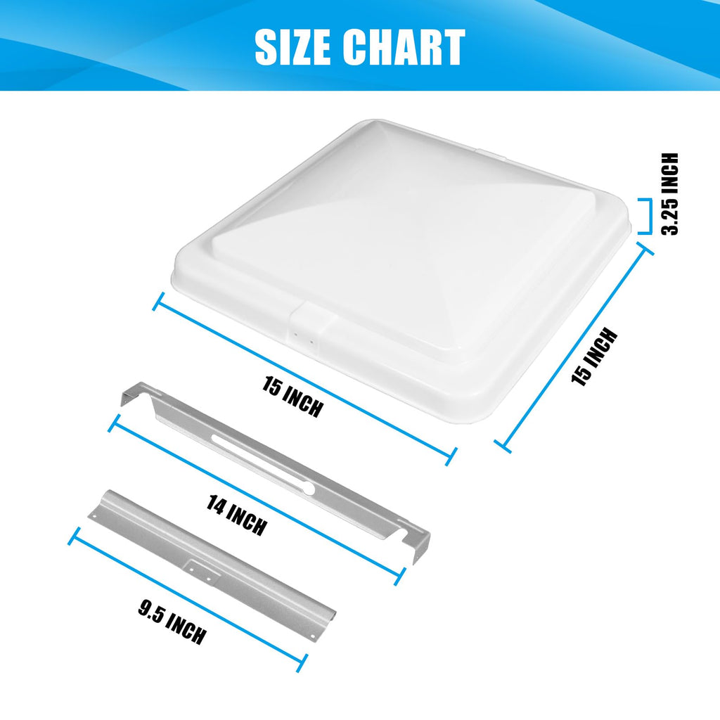 14 Inch RV Roof Vent Cover K4146