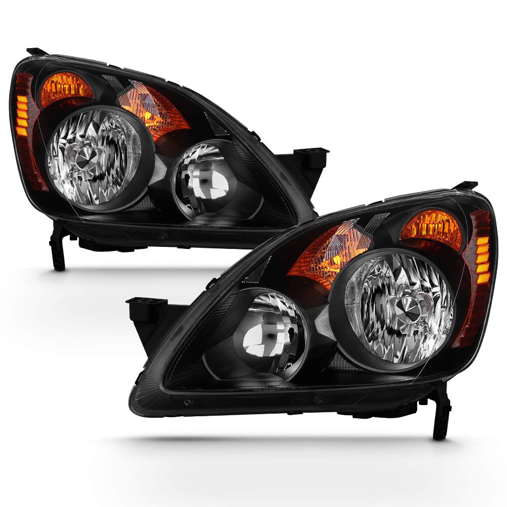 Black Headlights Replacement Pair Set O873984