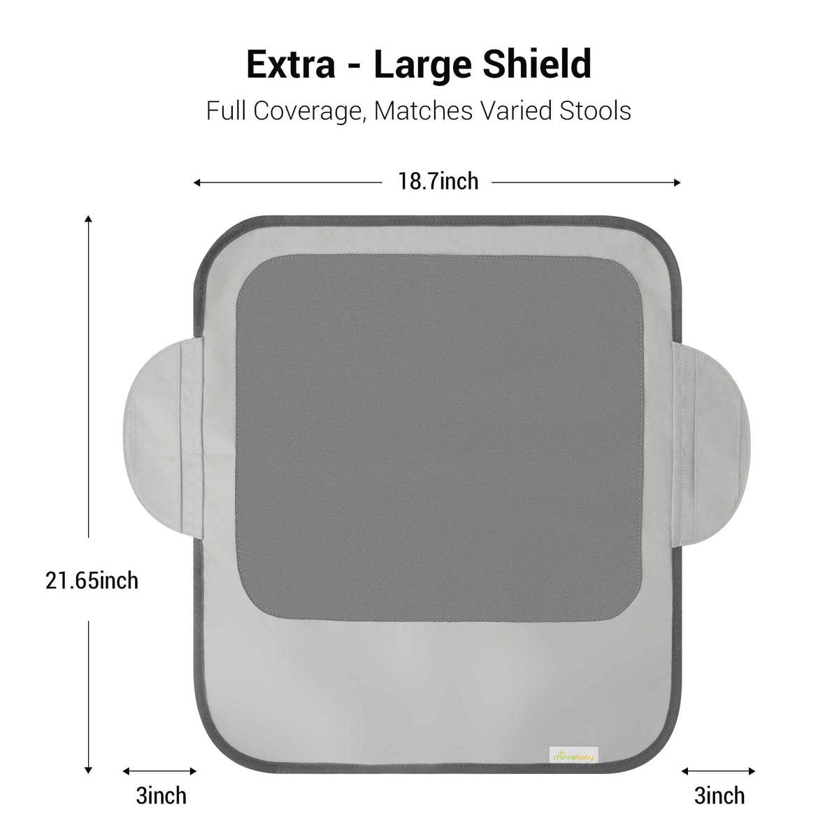 Extra Large Grey Booster Chair Protector Cover L136