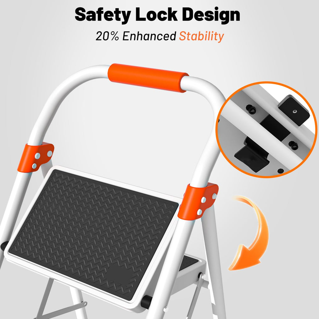 2 Step Ladder Heavy Duty Step Stool I6698