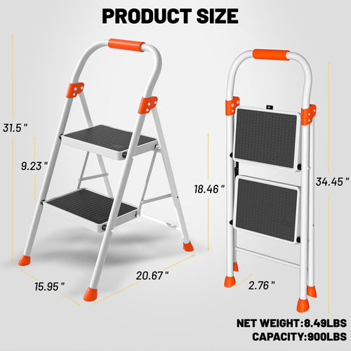 2 Step Ladder Heavy Duty Step Stool I6698