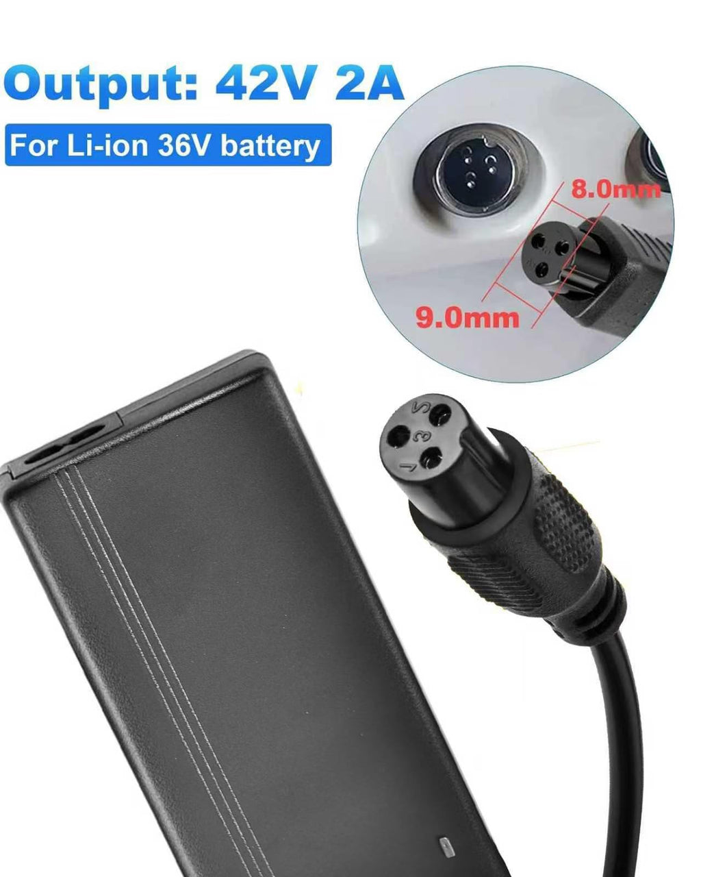 42V 2A Electric Scooter Charger D7432