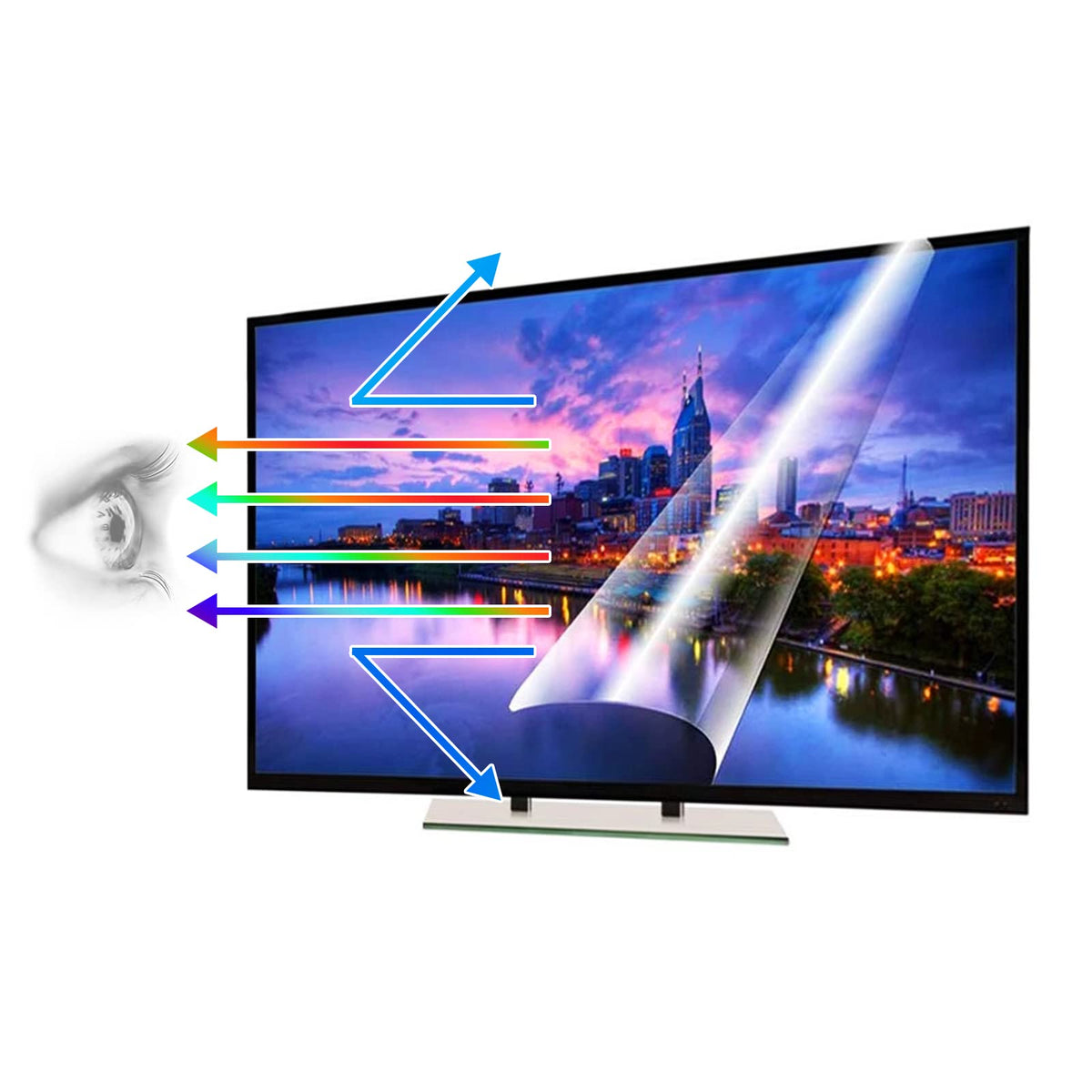 Anti-Glare Screen Protector for 50/55/65 Inch TV D1353