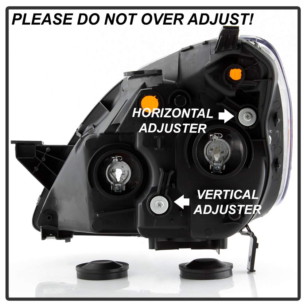 Black Headlights Replacement Pair Set O873984