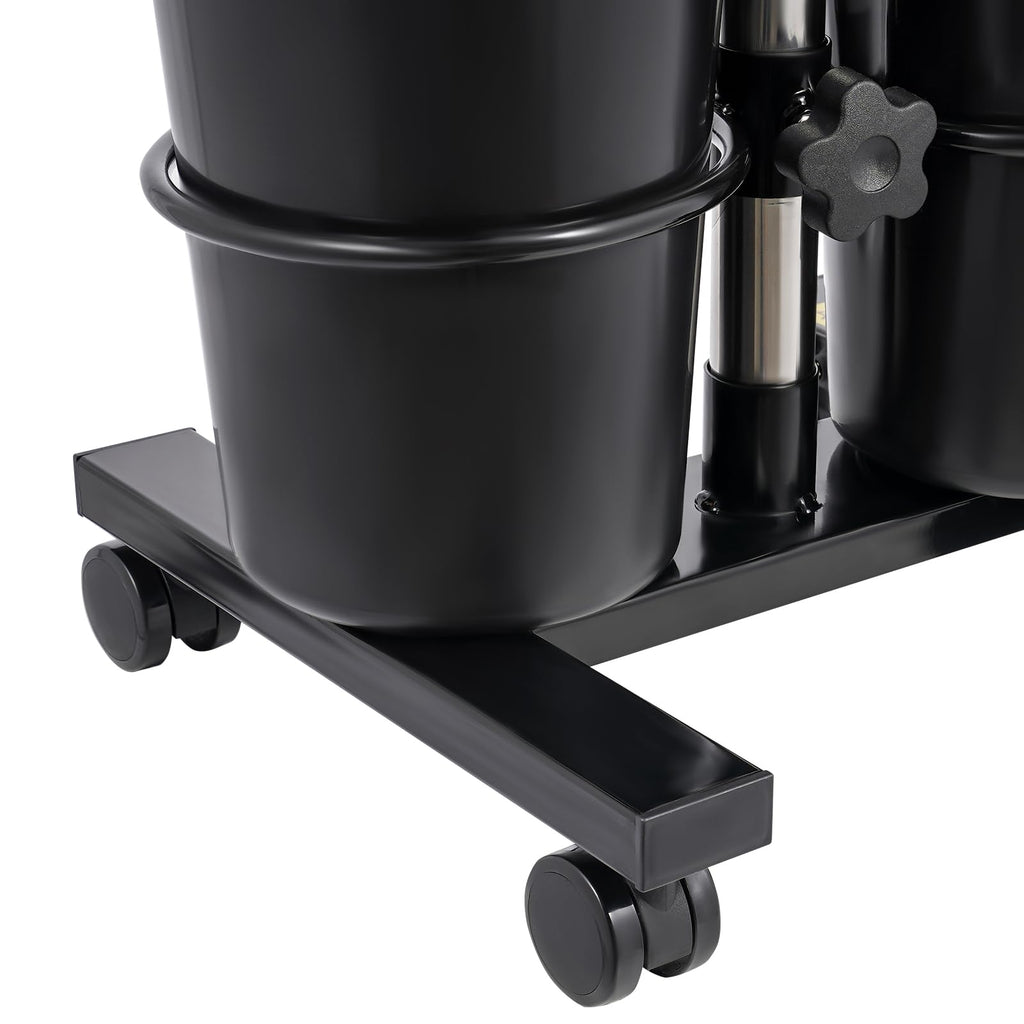 Portable Shampoo Bowl with Dual Buckets and Drain Hoses G6415