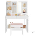 Vanity Desk with Mirror and Lights N312