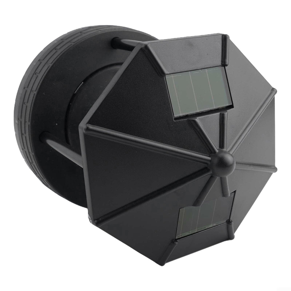 Black Solar Lighthouse Lawn Light A1296