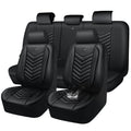 3D Foam Faux Leather Seat Covers Full Set H89774