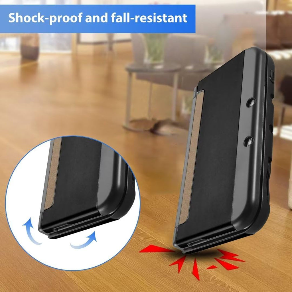 Shockproof Hard Shell Case Cover for Nintendo 3DS LL XL Black R89209