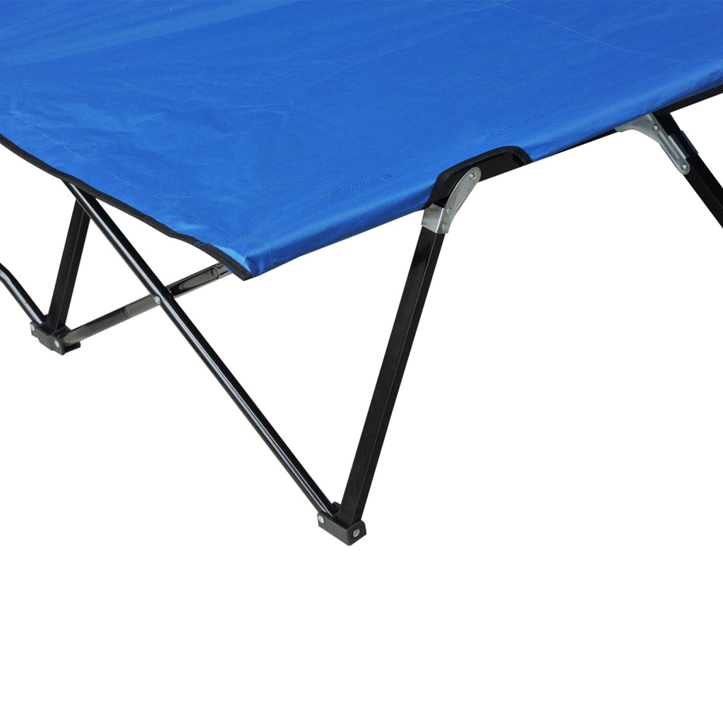 2 Person Folding Camping Cot with Carry Bag S34665