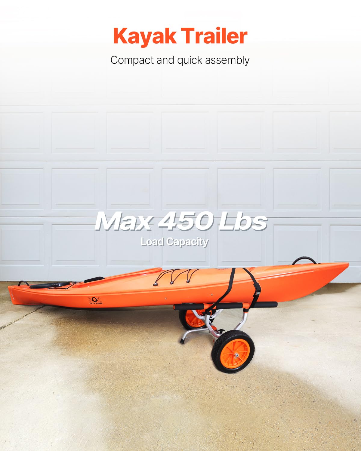 Heavy Duty 450 lbs Kayak Cart N2679
