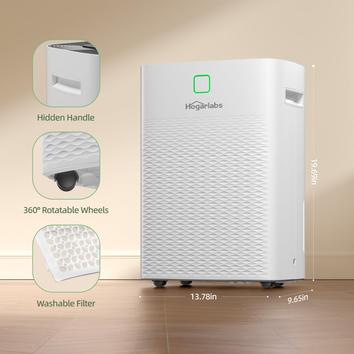 50 Pint Dehumidifier with Drain Hose & Auto Humidity Control V45854