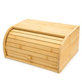 Large Natural Bamboo Roll Top Bread Box X83220