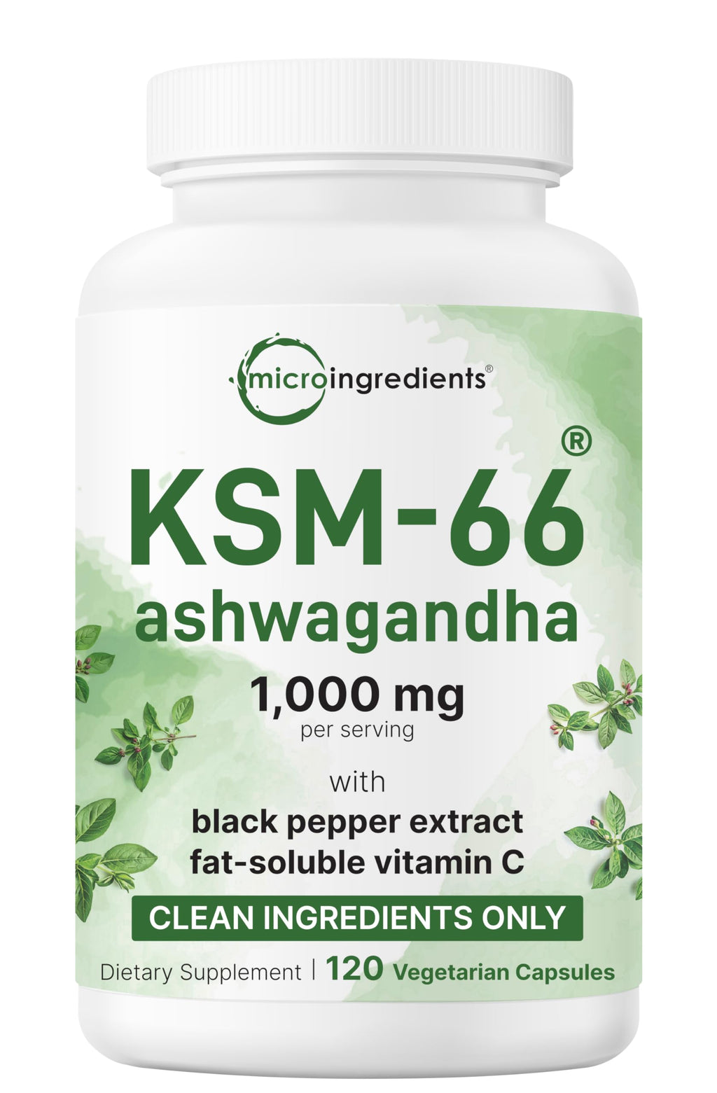 Ashwagandha 1,000mg 120 Veggie Capsules R869