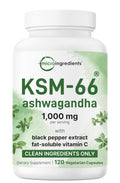 Ashwagandha 1,000mg 120 Veggie Capsules R869