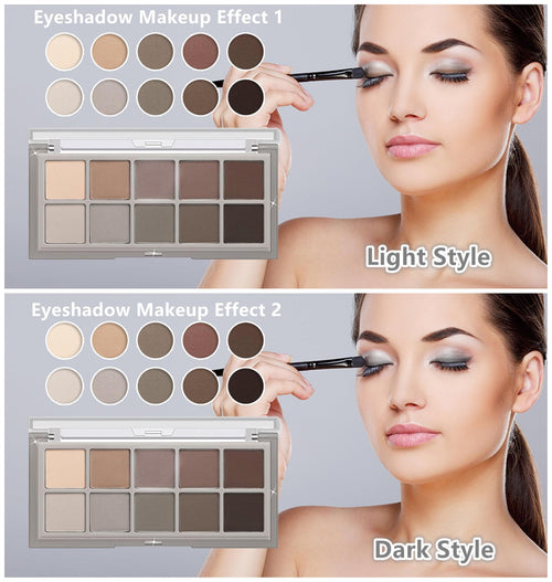 10 Colors Matte Eyeshadow Palette V842212