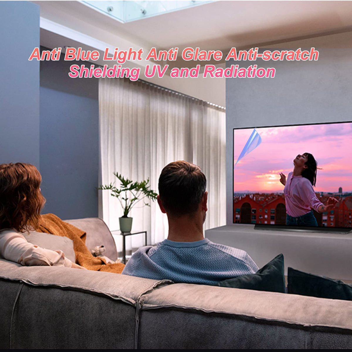 Anti-Glare Screen Protector for 50/55/65 Inch TV D1353