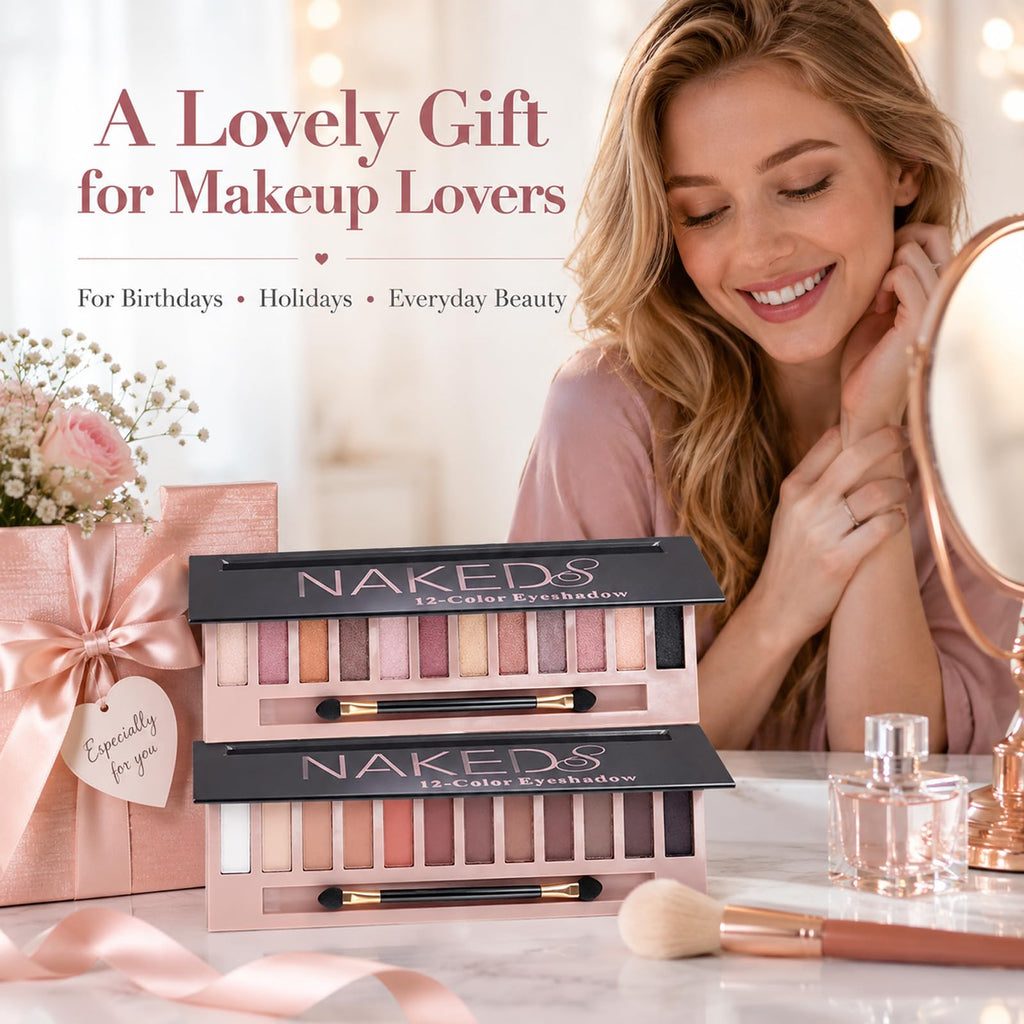 2 Pack Shimmer & Matte Eyeshadow Palette E380