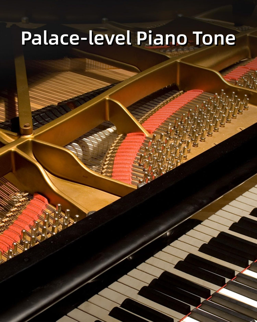 88 Keys Weighted Digital Piano with Stand and Triple Pedal Z582263
