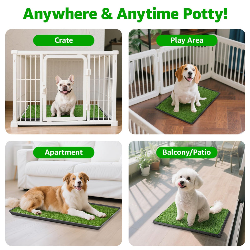 Portable Dog Grass Pad with Tray C832827