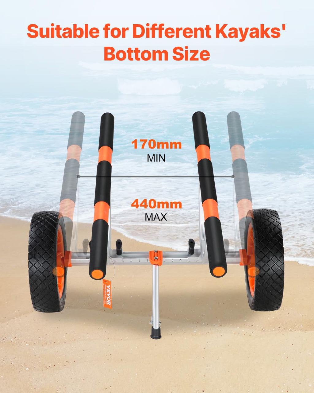 Heavy Duty 450 lbs Kayak Cart N2679