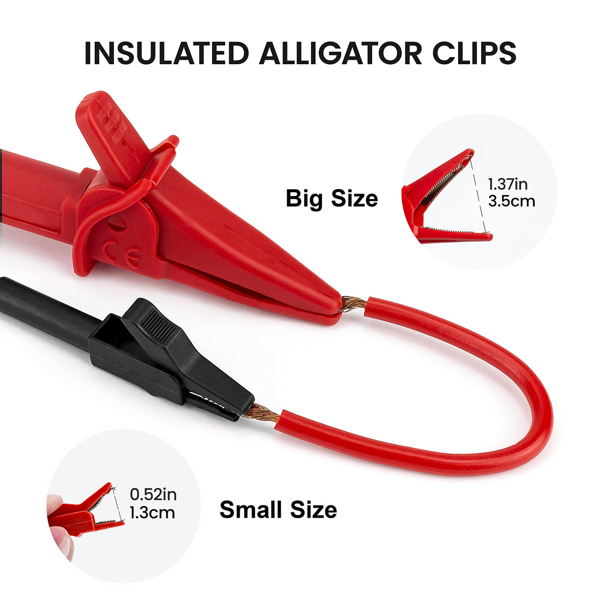 Multimeter Test Leads Kit with Probes and Alligator Clips L510101