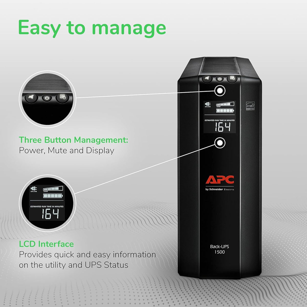 UPS Battery Backup & Surge Protector M899274