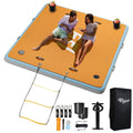 7×7' Inflatable Floating Dock with Soft Ladder W204024